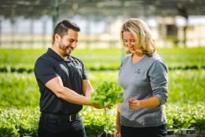 American AgCredit's Allison Paap works with Pierre Sleiman and Go Green Agriculture to access stable financing
